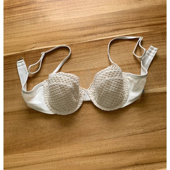 Shade & Shore Womens Crochet Lace Underwire Bra Adjustable Straps Size 36B - Picture 4 of 16